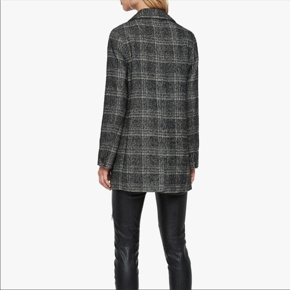 New All Saints Menswear Inspired Women’s Wool Lined Blazer - Picture 4 of 6